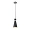Z-Lite Soriano 1 Light Mini Pendant, Matte Black 728MP-MB-BN - alternate 1